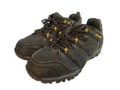 GOOD Men's Size 12 AWP HP LF-56120 Black/Gray Lace Up Shoes EUC