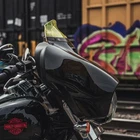 Kolor Flare™ Ice Windshield 4" Yellow for Harley FLHT FLHX 14-24