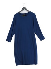 Jaeger T-Shirt Midi Dress L in Blue