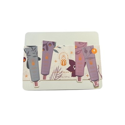 Wanderflower Hand Cream Set Unisex OS Purple NEW 4 Piece Shea Butter Gift Tin