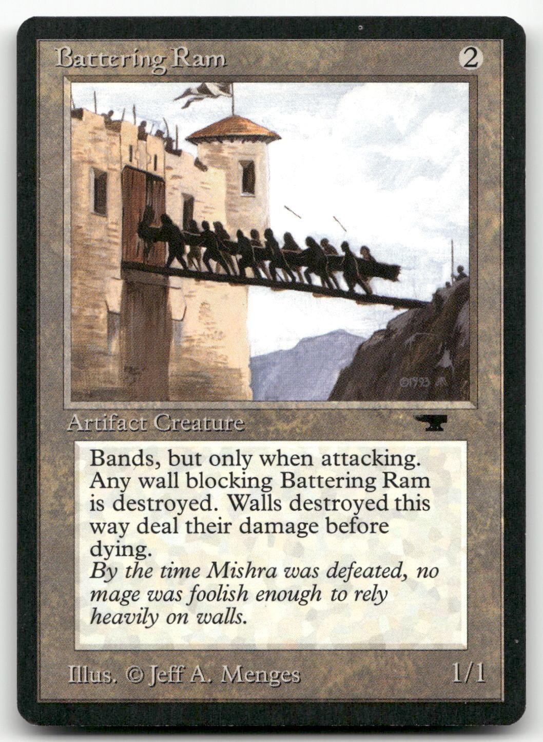Battering Ram Common Antiquities Magic: The Gathering Lightly Played