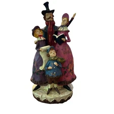 Vintage Tii Collection Christmas Carolers Resin Family Figurine 11.5 Inches tall