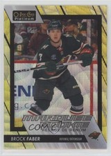 2023 O-Pee-Chee Platinum Marquee Rookies Neon Yellow Surge Brock Faber #260 2o7