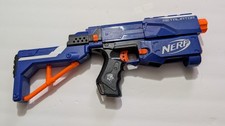 DISCOUNTED Nerf Retaliator-Blue Version - Used Great Condition NO BARREL OR MAG
