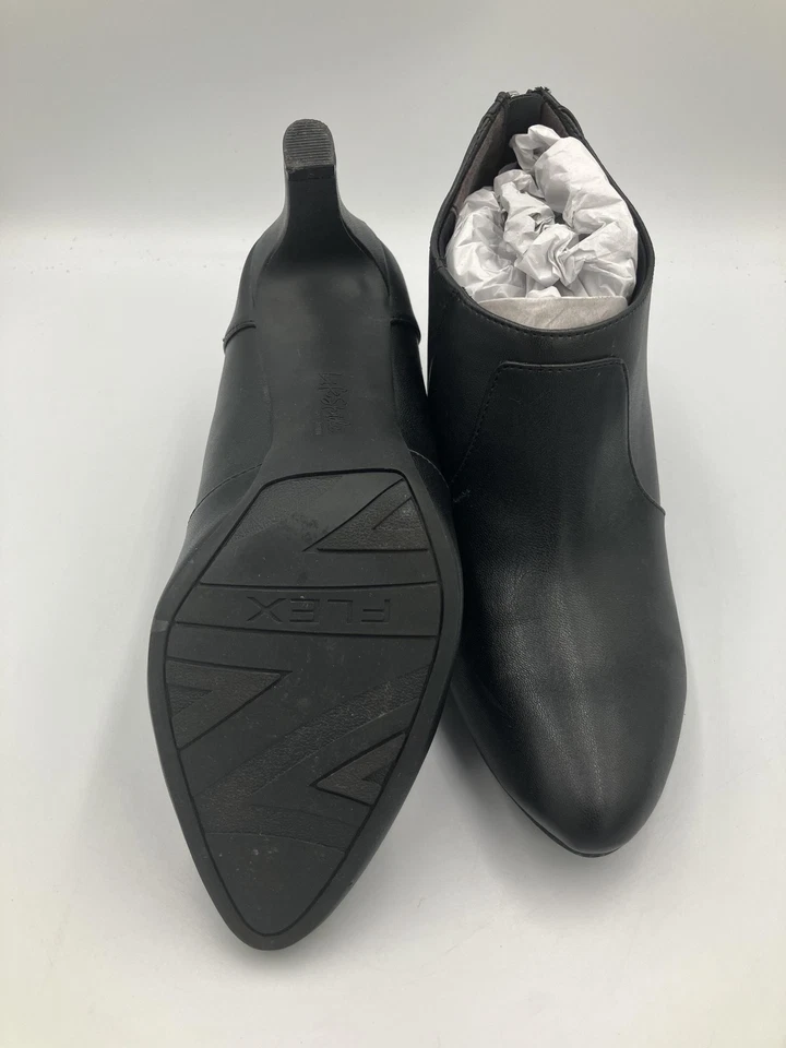 LifeStride Gia2 Shoes Womens Size 9 Black Smooth Ankle Booties Heels Comfort - Image 4 of 4