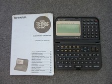 Sharp 64KB Electronic Schedule Organizer,To Do List, Expenses YO-350 w/ Manual