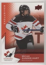 2020-21 Team Canada Juniors Women's WC Exclusives /250 Micah Zandee-Hart #62 o1h