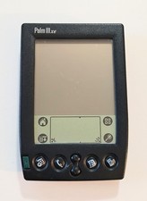 Vintage Palm Pilot IIIxe LCD Organizer Digital PDA - Black