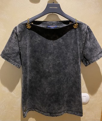 Louis Vuitton T-Shirt Gr. L mit Bootskragen