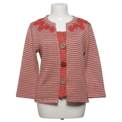 Per Una x Marks & Spencer, Strickjacke, Damen, Größe: M, Rot/Beige #xA1