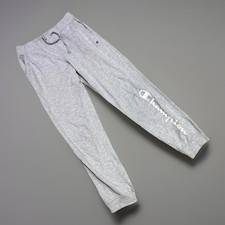 Champion Athletic Joggers Size Girl  s XL with Pockets Grey Logo Design