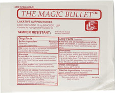 The Magic Bullet Suppositories - 4/Sleeves of 5 Total of 20 