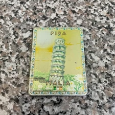 Pisa, Italia Leaning Tower Souvenir Miniature Refrigerator Magnet