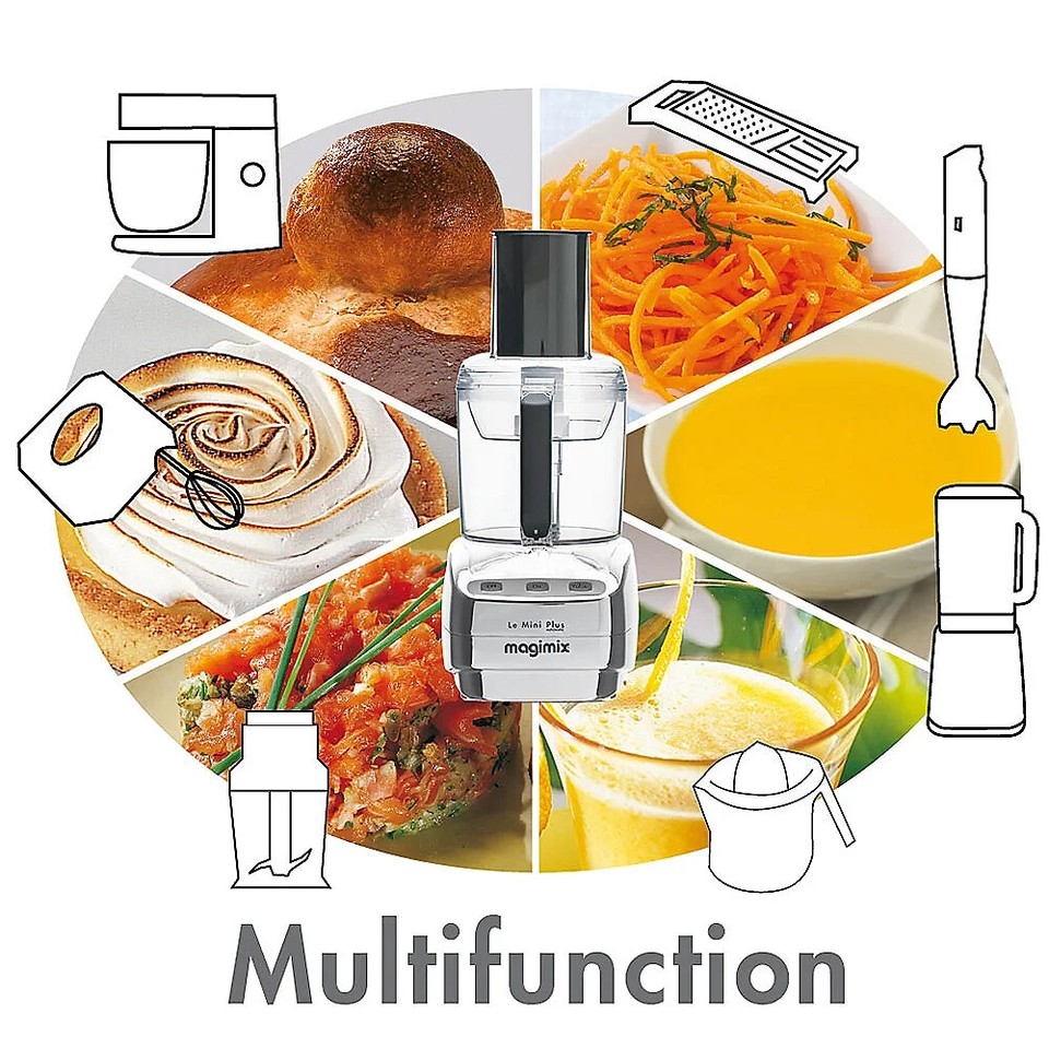 MAGIMIX Food Prozessor 1,7l Le Mini Plus QVC Mixer farbe Weiß eBay