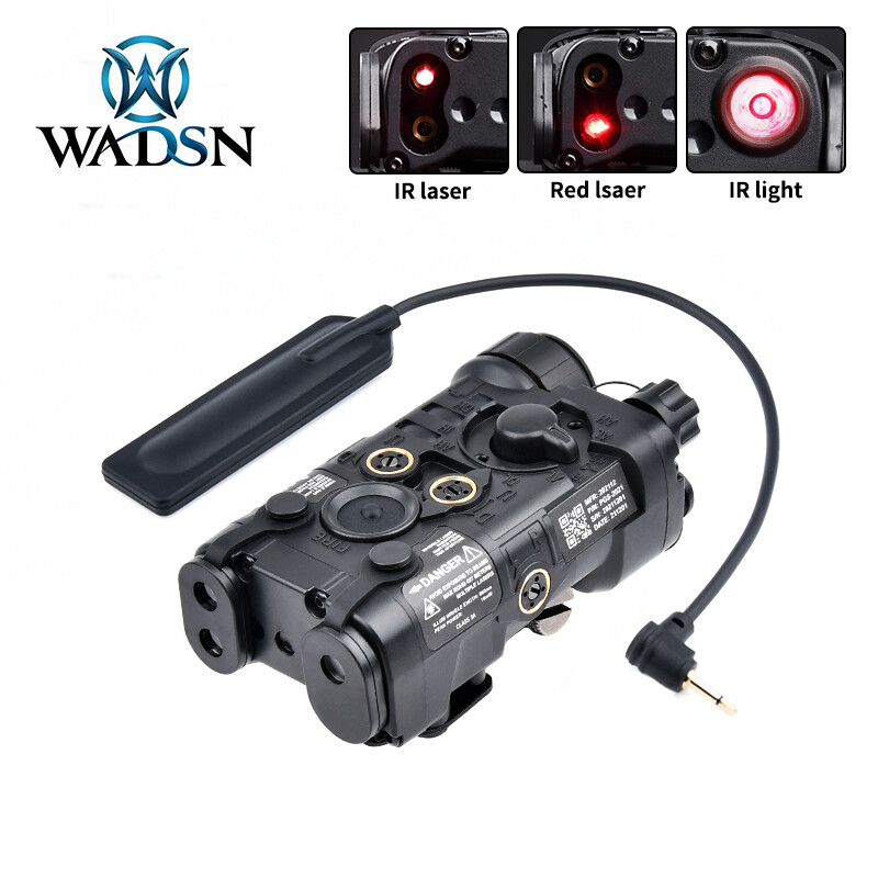 WADSN NGAL Night Vision Sight Laser IR Illumination Strobe Airsoft RED GREEN Dot