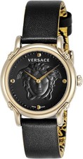 Versace Wristwatch SAFETY PIN SAFETY PIN VEPN00320 Ladies Black New