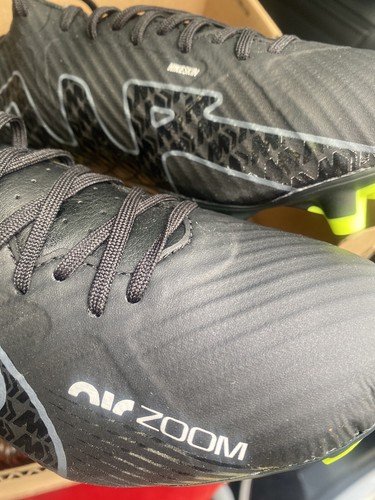 Nike Zoom Vapor 15 Academy FG/MG Soccer Cleats Black Green New! 8.5 Men - Picture 7 of 9