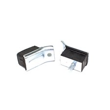 Coppia tasselli elastici per supporto cambio trasmissione Fiat 500 F L R d'epoca