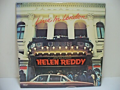 Helen Reddy Live In London Capitol Double LP R 233708 1978 Pop Vocal Media = EX