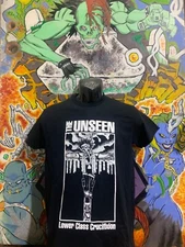 The Unseen "Lower Class.." Shirt Choking Victim Subhumans MDC Dead Kennedys