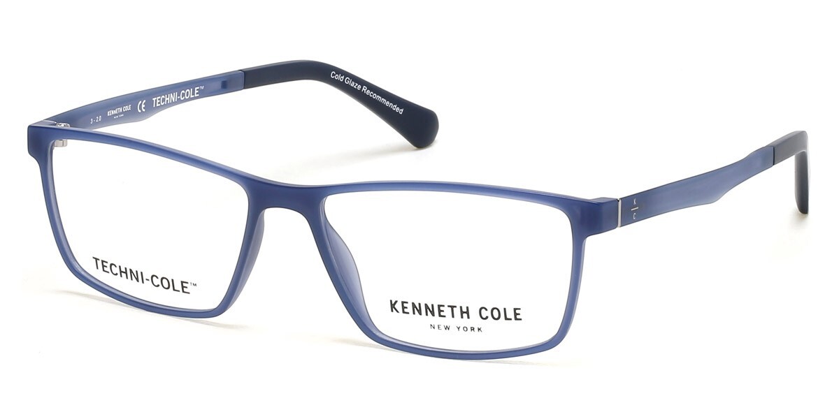 Оправа для очков из матового синего пластика Kenneth Cole New York KC0318 091 55-15-145 18490₽