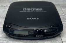 Sony 1994 Discman Mega Bass CD Compact Player D-131 Portable FOR PARTS/REPAIR