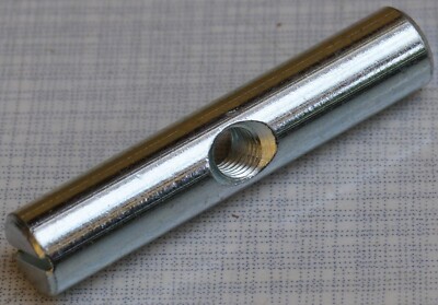 Quermutterbolzen M6 x Ø10 x 50mm barrel nut Möbelverbinder Rundmutter Barn Door