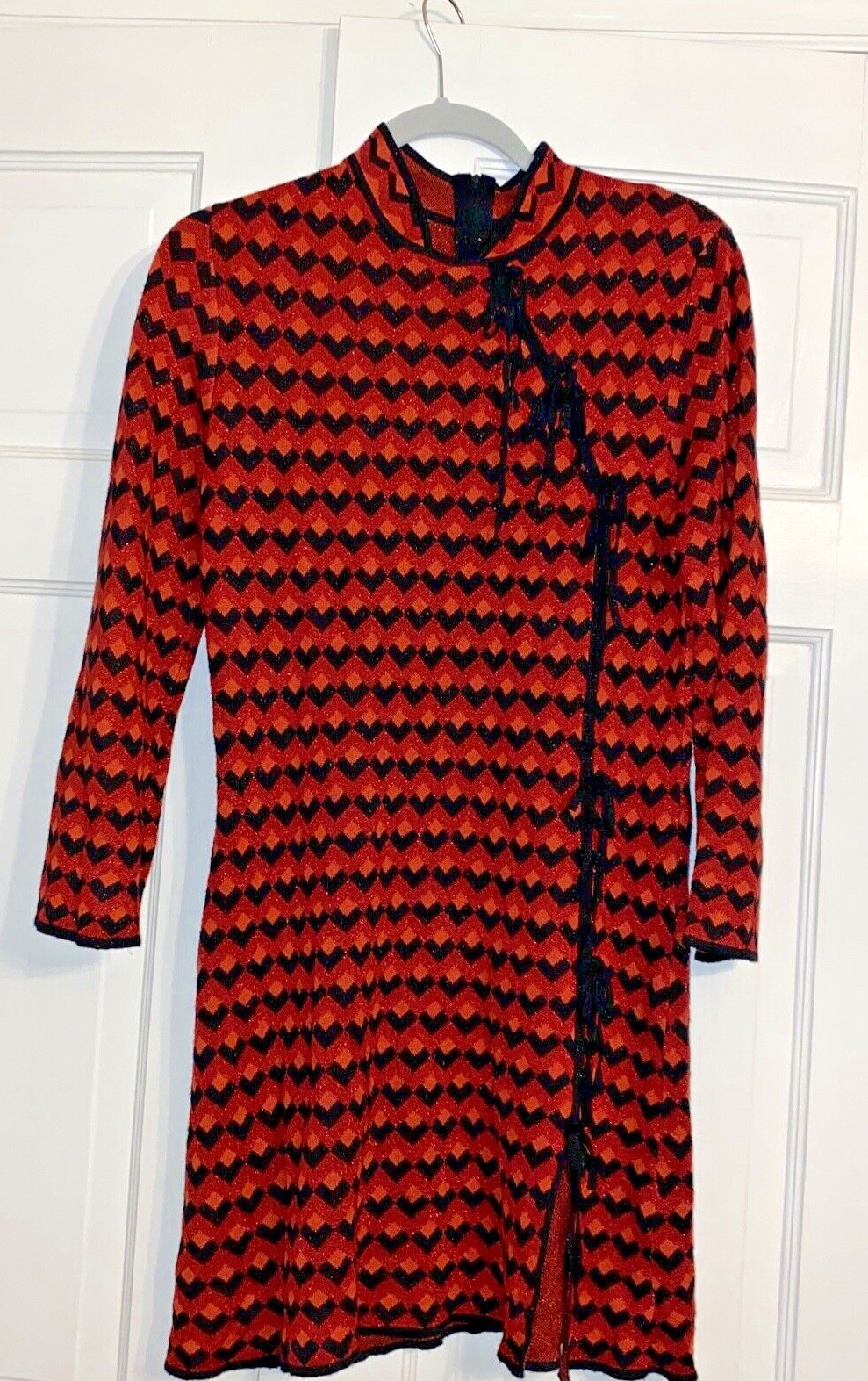 ZARA KNIT Dress, Size Medium Black 