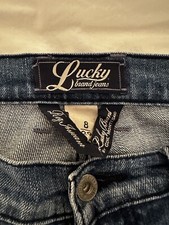 Lucky Brand Easy Rider Stretch Bootleg Women's Jeans Size 8/Insesm 28  