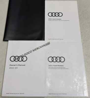 2021 AUDI Q3 OWNERS MANUAL PROGRESIV DYNAMIC TECHNIK S LINE PREMIUM PLUS SPORT
