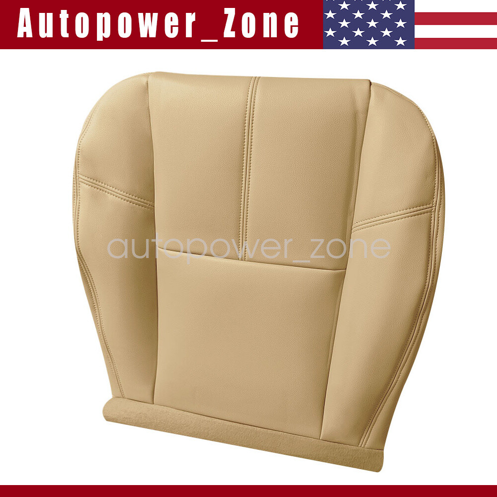Fits Power Heated Seats Tan Leather Bottom Seat Cover For 2003-2007 Chevy Silverado Driver Side Seat Covers Silverado - Foto 6