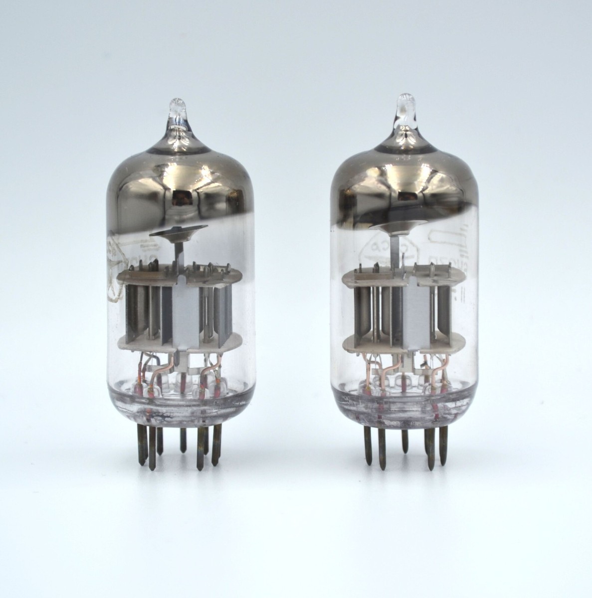NEW 6N23P MATCHED PAIR Silver Shield Tubes Voskhod NOS 6DJ8 ECC88