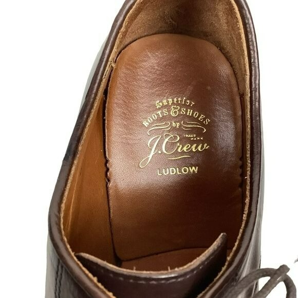 J. Crew Ludlow Derby Dress Shoe Burgundy 8 D | eBay