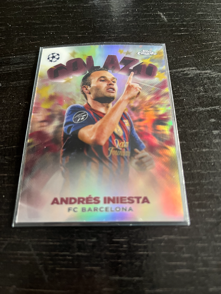 Topps Chrome UEFA 2023 Andres Iniesta Golazo Insert Card G7