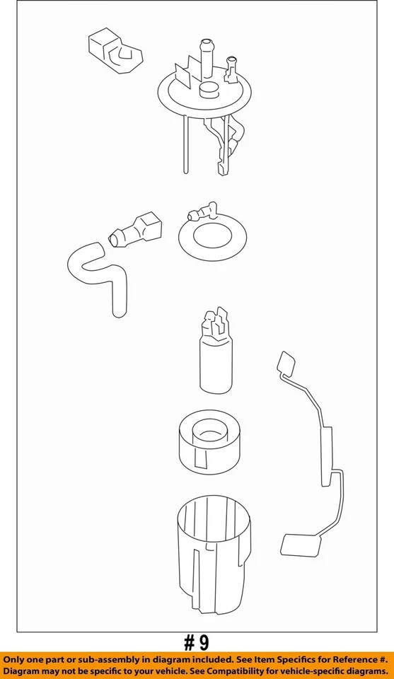 Used Fuel Pump fits: 2014 Kia Optima Pump Assembly tank mounted 2.0L VIN B 8th d Foto 4 de 4