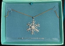 D23 Expo 2015 Walt Disney's Frozen Elsa Rhinestone Snowflake LE 300 Necklace