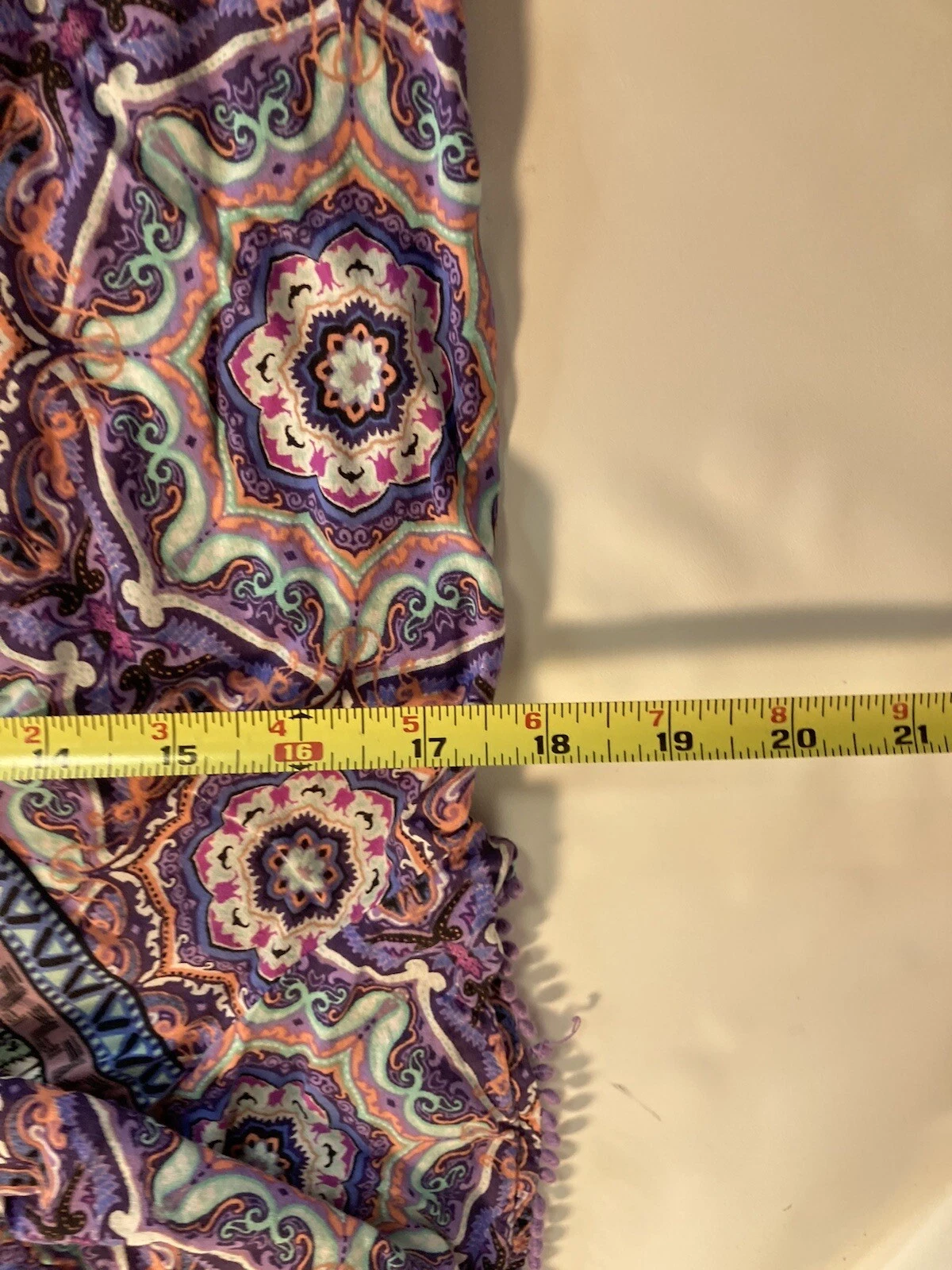 UNDERCOVER Victoria secret abito copricostume donna viola paisley medio
