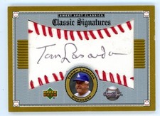 2002 Sweet Spot Classic TOM LASORDA AUTO Los Angeles Dodgers