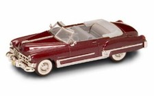 1949 Cadillac Coupe De Ville Convertible 143 Scale Diecast Car - Burgundy 1949 Cadillac Coupe De Ville Convertible 143 Scale Diecast Car - Burgundy