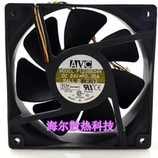 AVC P1238B24H DC24V 0.35A 12038 12CM 4-Wire Cooling Fan