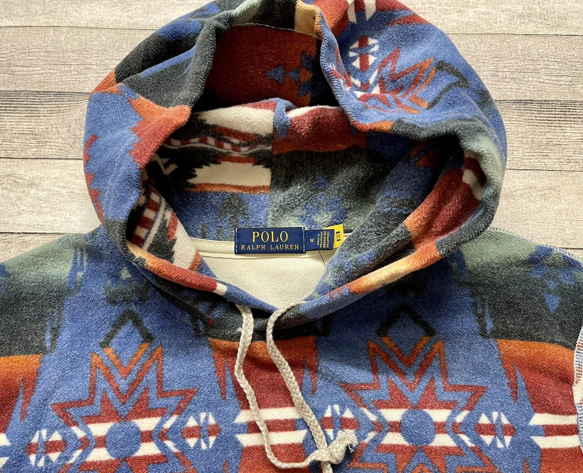 NWT* POLO RALPH LAUREN Aztec Southwestern Beacon Fleece Hoodie