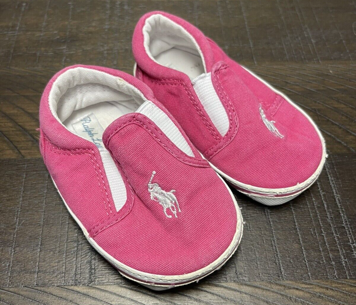 Baby Girls Pink Polo Ralph Lauren Slip 