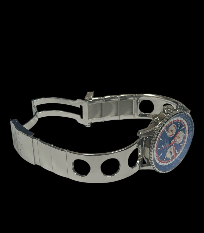 Breitling Navitimer B01 Chronograph 43MM PAN AM Special Edition AB01212B1C1A2 - Image 3 of 4