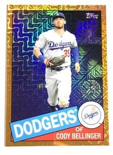 Cody Bellinger /50 2020 Topps Update Chrome Silver Pack 1985 Gold #CPC-11