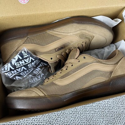 Vans Ave Tobacco Brown Gum Ultimate Waffle Skate Shoes Sneakers Men's Size  8
