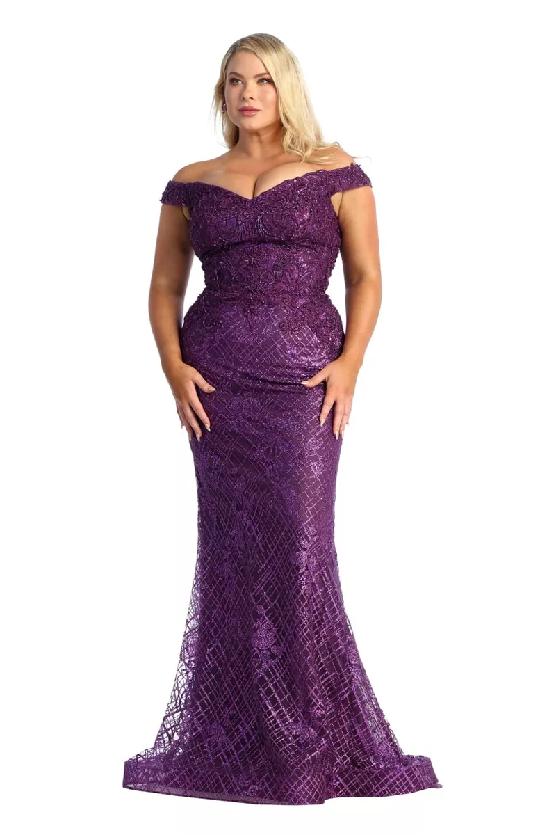 Plum plus size formal best sale dresses
