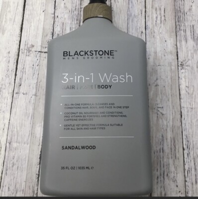 3-in-1 Men s Wash Blackstone Sandal Wood 32 fl oz