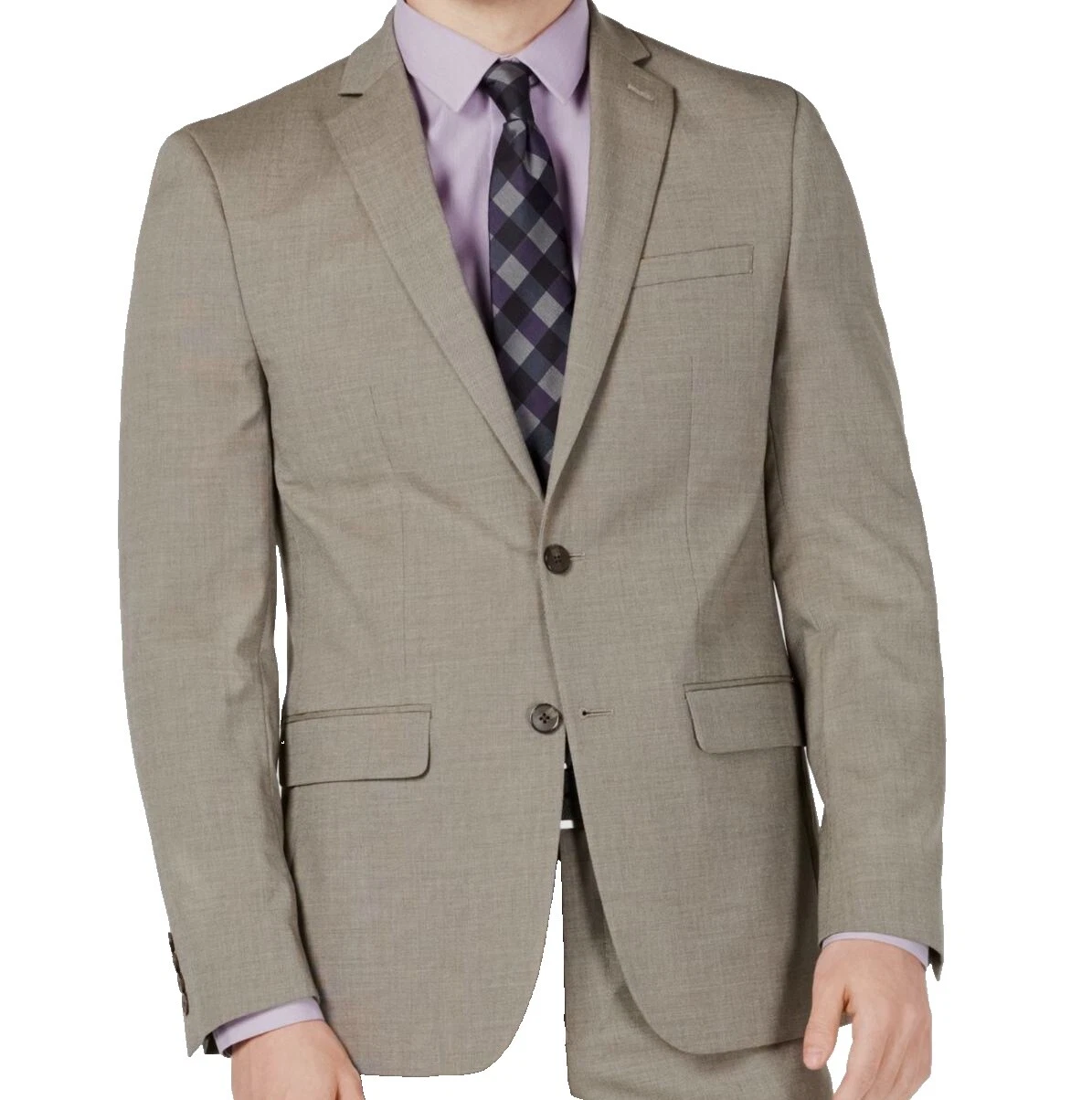 Van Heusen Polyester Brown Suits & Blazers for Men