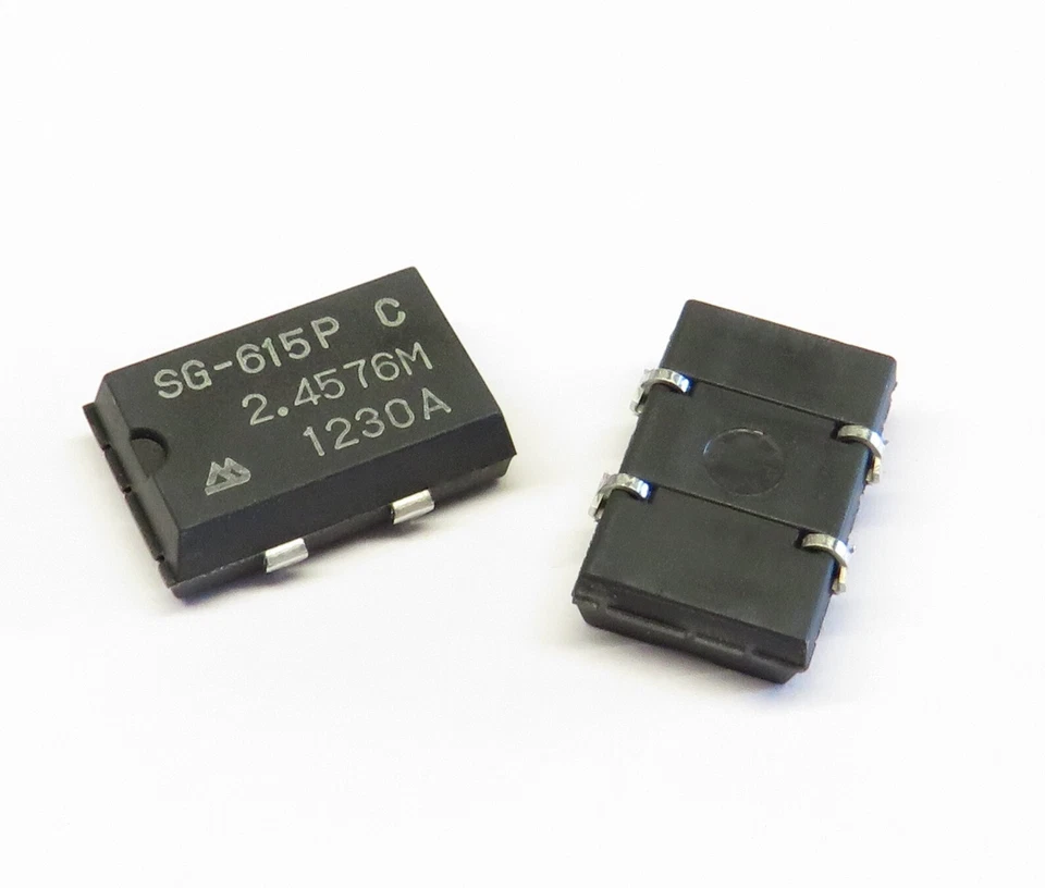 5 Stück Crystal Oscillator 2.4576MHz 5V 23mA -20…+70°C TK100 SMD, Epson SG-615P