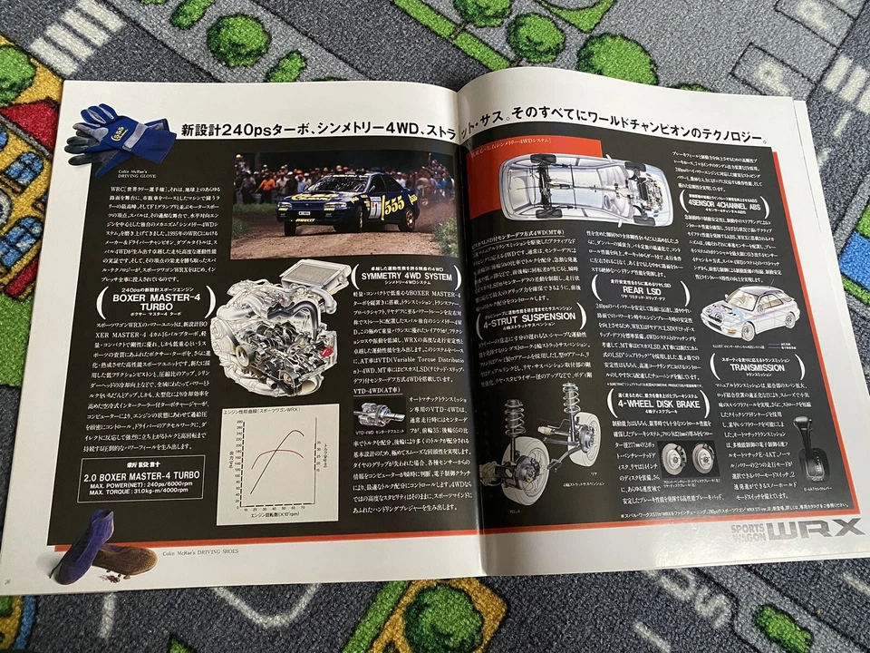 JDM Subaru Impreza WRX Sports Wagon Brochure 1996 - UK Seller - Image 2 of 4